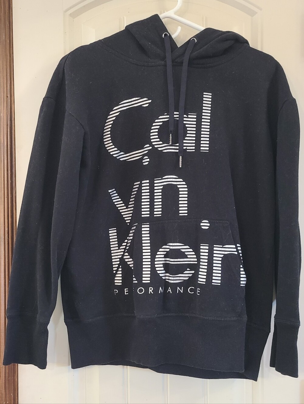 Calvin Klein Performance Men’s Black Logo Hoodie Size S